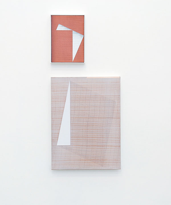 installation view - Cornering I and Siding